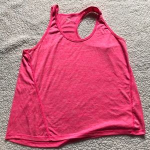Pink workout top